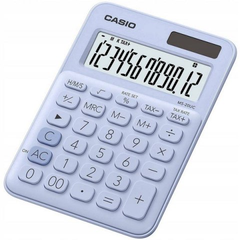 Kalkulator CASIO MS-20UC-LB BOX jasnoniebieski Casio Kalkulator CASIO MS-20UC-LB BOX jasnoniebieski Casio