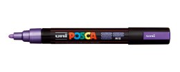 Marker z tuszem pigmentowym PC-5M metalic fioletowy POSCA UNPC5M/DMETFI Posca
