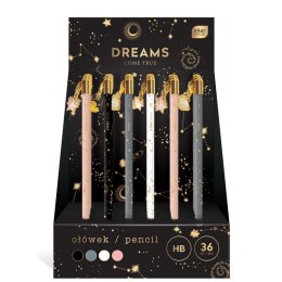 Ołówek z zawieszką HB pencil DREAMS INTERDRUK SALE mix kolorów Interdruk