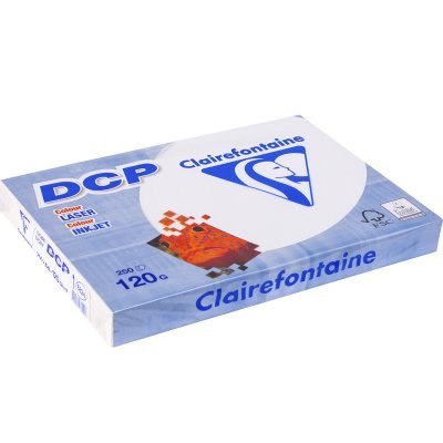 Papier xero satynowy A4/120g DCP biały 1844 250ark Clairefontaine Dcp Papier xero satynowy A4/120g DCP biały 1844 250ark Clairefontaine Dcp