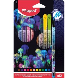 Pisaki Deepsea 12 sztuk pudełko zawieszane Maped 844403 Maped