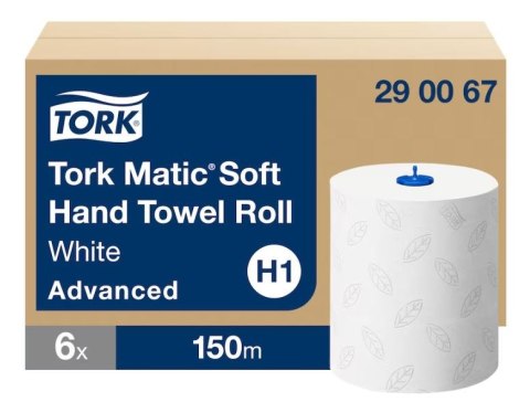 Ręcznik w rolce TORK (6 rolek) Towel Roll Adv Matic Plus 290067 Tork Ręcznik w rolce TORK (6 rolek) Towel Roll Adv Matic Plus 290067 Tork