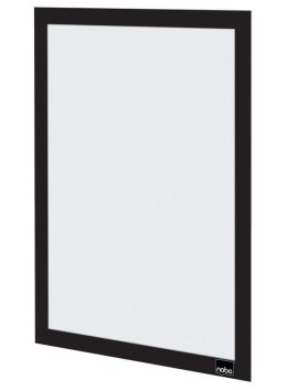 Samoprzylepna, magnetyczna ramka Nobo na plakat (2 szt.), A4, czarna 1915697 Kensington