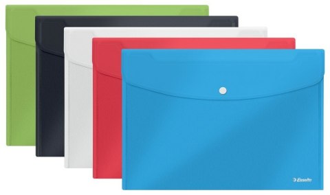 Teczka kopertowa Esselte Vivida A5 PP, mix kolorów 5 szt. 2115673 Esselte