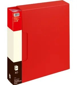 Teczka ofertowa 9008A, czerwony, 80 koszulek GRAND 120-1211 SALE ALBUM Grand Teczka ofertowa 9008A, czerwony, 80 koszulek GRAND 120-1211 SALE ALBUM Grand