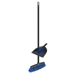 ZESTAW do sprzątania zamiatania YORK COMBI Azur zmiotka z szufelką + miotła + trzonek 110 cm 3082050-010092 Anna Zaradna