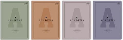 Zeszyt A4 60k. kratka M 90g ACADEMY INTERDRUK Interdruk