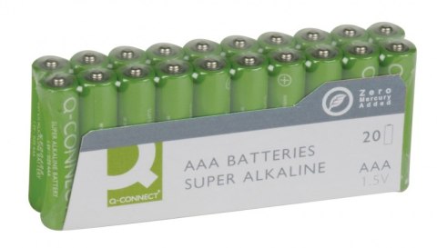 Baterie super-alkaliczne Q-CONNECT AAA, LR03, 1,5V, 20szt. KF10849 Q-Connect