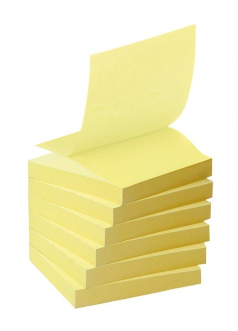 Bloczek samoprzylepny ekologiczny POST-IT_ Z-notes (R330-1T), 76x76mm, 16x100 kart., żółty Post-It-3M
