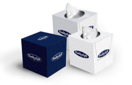 Chusteczki higieniczne 90sztuk 2 warstwy, kolor biały, celuloza, kwadrat BULKYSOFT 68360 BulkySoft