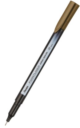 Cienkopis pointliner colour, brązowy z tuszem na bazie wody, S40-E3 PENTEL Pentel