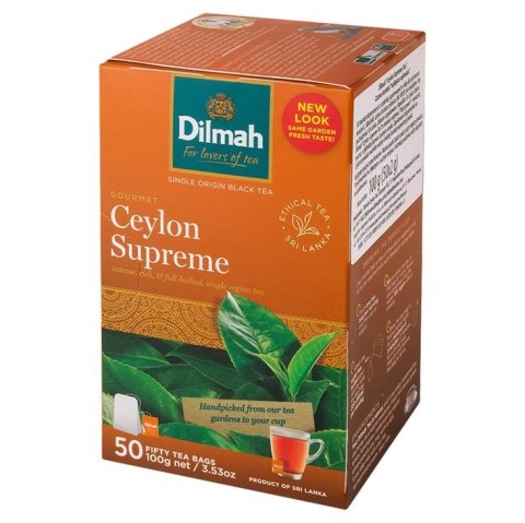 Herbata DILMAH Ceylon Supreme 50t czarna Dilmah