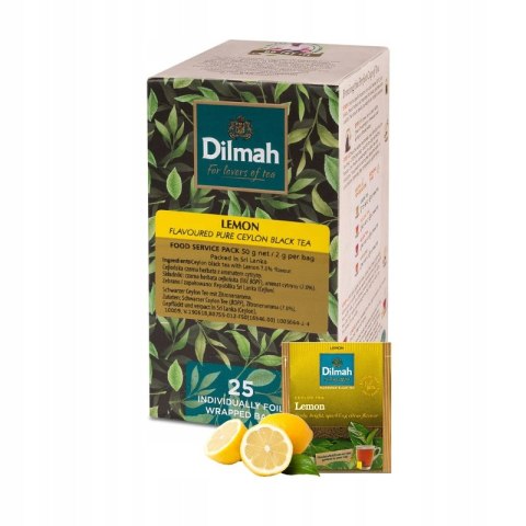 Herbata DILMAH Lemon 25 kopert czarna Dilmah