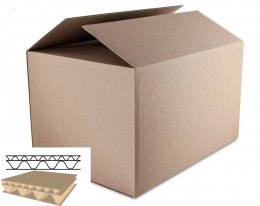 Karton wysyłkowy/klapowy DOTTS 452x320x263 515g. tektura 5-warstw szara Dotts