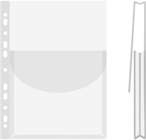 Koszulka na katalog z klapką DONAU A4 krystal 170mic 1775001PL-00 Donau