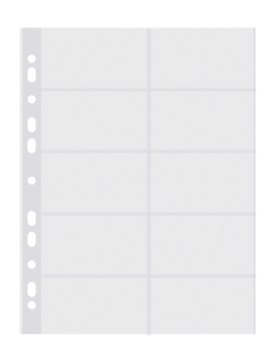 Koszulka na wizytówki DONAU A4 (10) wycofana _ 50mic 1716001PL-00 Biella