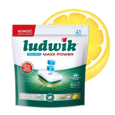 LUDWIK Tabletki do zmywarek 80 szt. ALL IN ONE LEMON 24708 Ludwik