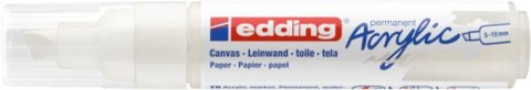 Marker akrylowy 5-10 mm matowa biel 5000/922/B Edding Noname