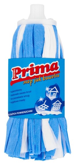 Mop paskowy PRIMA, do dużych powierzchni, niebiesko-biały Prima-3M
