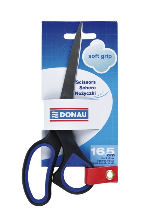 Nożyczki biurowe 16cm miękkie 7922301-10 DONAU Donau