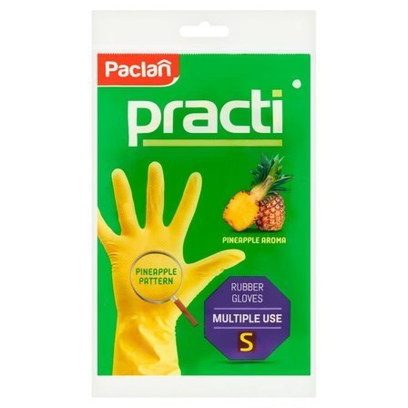 PACLAN Rękawice gumowe S żółte 00001 Paclan