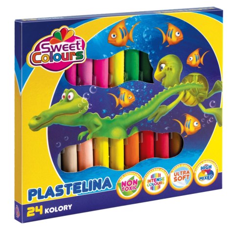 Plastelina 24 kolory Sweet Colours 90522 KOMA-PLAST Koma-Plast Plastelina 24 kolory Sweet Colours 90522 KOMA-PLAST Koma-Plast