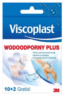 Plaster wodoodporny VISCOPLAST Plus, 10szt.+2szt.GRATIS Viscoplast 3M