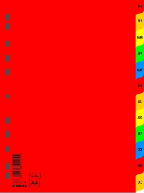 Prze.A4 kol.mies.JAN-DEC 7737 7737095PL-99 DONAU Donau