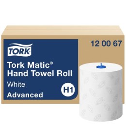 Ręcznik w rolce TORK (6 rolek) Matic System, 2 warstwy, biały, celuloza TAD, 150m, H1, 120067 Tork