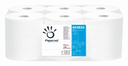 Ręczniki papierowe w roli Maxi białe, 2 - warstwowe 403832 opakowanie 6 rolek PAPERNET Papernet