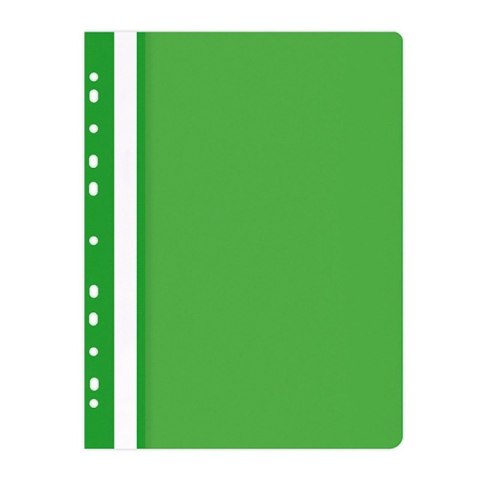 Skoroszyt , PP, A4, miękki, 100/170mikr., wpinany, zielony, typu OFFICE PRODUCTS 21104121-02 Office Product
