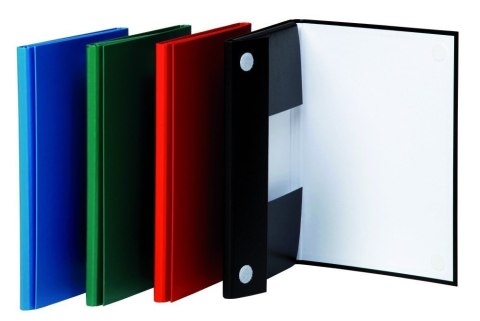 Teczka skrz.A4 z rzep.2072001P L-01 czarny DONAU Donau