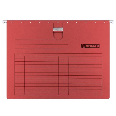 Teczka zaw.A4 z wąsem czerwony 7430001PL-04 DONAU Donau