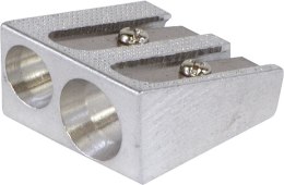 Temperówka DONAU, aluminiowa, podwójna, srebrna 7862001PL-99 Donau