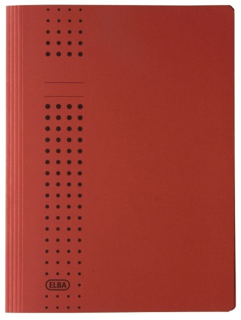 (WYCOFANE)Skoroszyt kartonowy A4 CHIC czerwony 100090788 ELBA Elba
