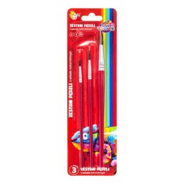Zestaw pędzli 3 sztuki z włosia naturalnego nr: 2,6,12 Sweet Colours 60744 OTOCKI Otocki