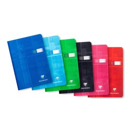 Zeszyt A5 60 kartek, gładki, papier 90g, mix kolorów CLAIREFONTAINE 63550AMXC Clairefontaine