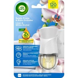 AIR WICK odświeżacz Elektryczny komplet 19ml Świeże Pranie Biała Orchidea 18130 Air wick
