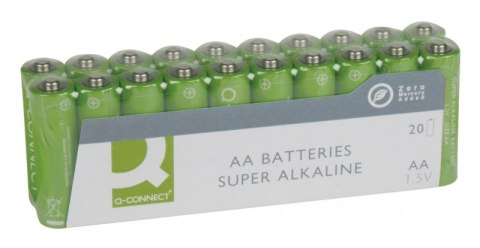 Baterie super-alkaliczne Q-CONNECT AA, LR06, 1,5V, 20szt. KF10848 Q-Connect