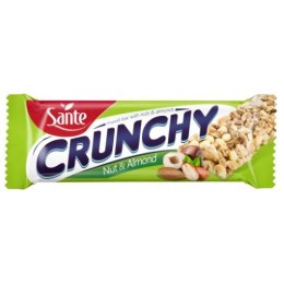 Baton musli Crunchy z orzechami i migdałami 35g SANTE Sante