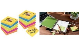 Bloczek 76*76+ 2RB 654+2RB żółty (6) (wios.i trus.)3M FT-5100-997-5 (X) Post-It 3M