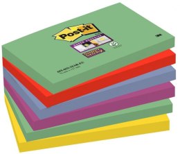 Bloczek_samoprzylepny POST-IT_ Super sticky (655-6SS-MAR), 127x76mm, 6x90 kart., paleta marrakesz (X) Post-It 3M