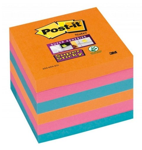 Bloczki_3M POST-IT 76x76mm BANGKOK Super Sticky 6x90k (654-6SS-EG) 70005253292 Post-It 3M