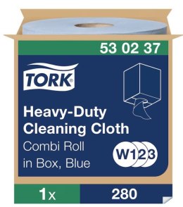 Czyściwo wielozadaniowe niebieskie 1W, 106m, system W1/W2/W3, do trudnych zabrudzeń 530237 TORK Tork