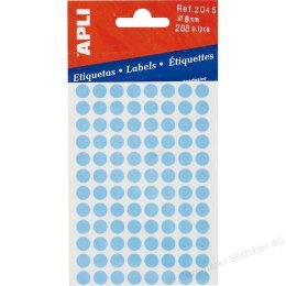 Et.kółka 8mm/288szt niebieskie APLI 02045 Apli