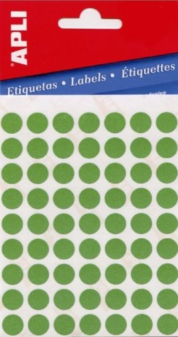 Etykieta Q8mm AP2047 zielona APLI Apli