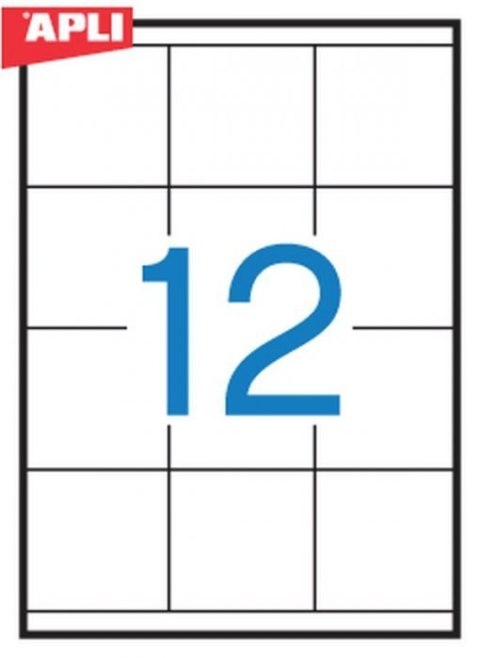 Etykiety 01290 70*67.7 (100)* APLI Apli