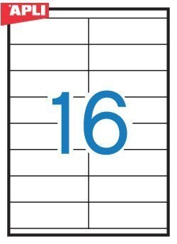 Etykiety 03137 105.0*35.0 (100) permanentne APLI Apli