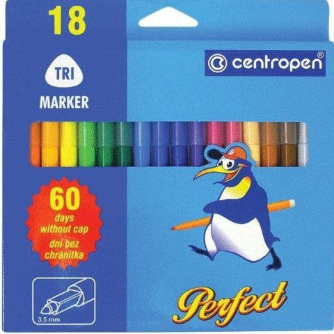 Flamastry Centropen just perfect 2510 18 kolorów Noname