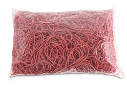 Gumki recepturki OFFICE PRODUCTS, średnica 100mm, 1,5x1,5mm, 60% kauczuku, 1000g, zgrzewka, czerwone Office Product